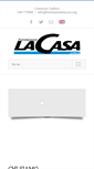 Mobile Screenshot of fondazionelacasa.org
