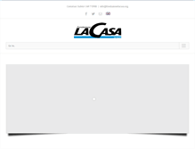 Tablet Screenshot of fondazionelacasa.org